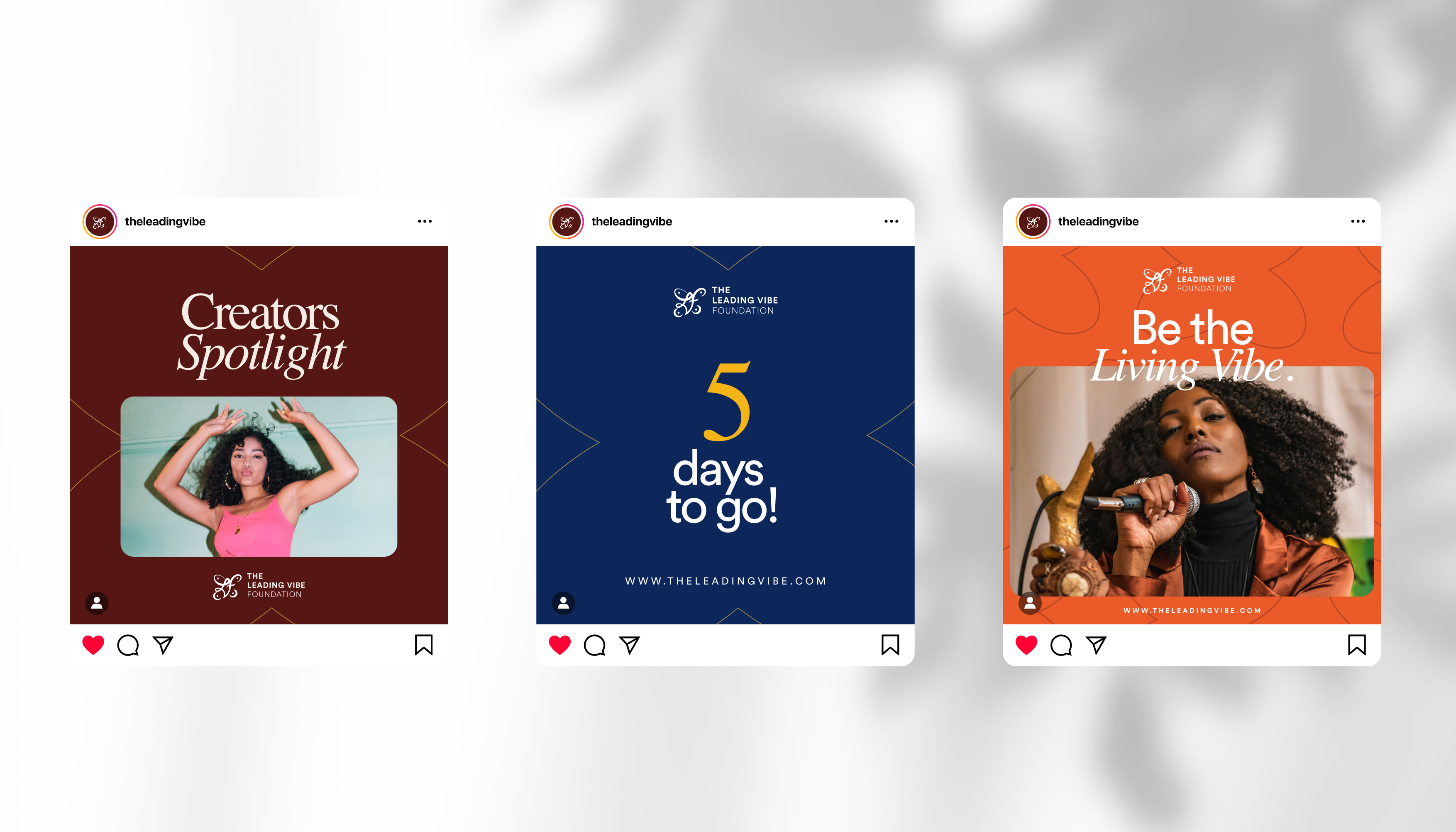 The Leading Vibe Campaign Posters