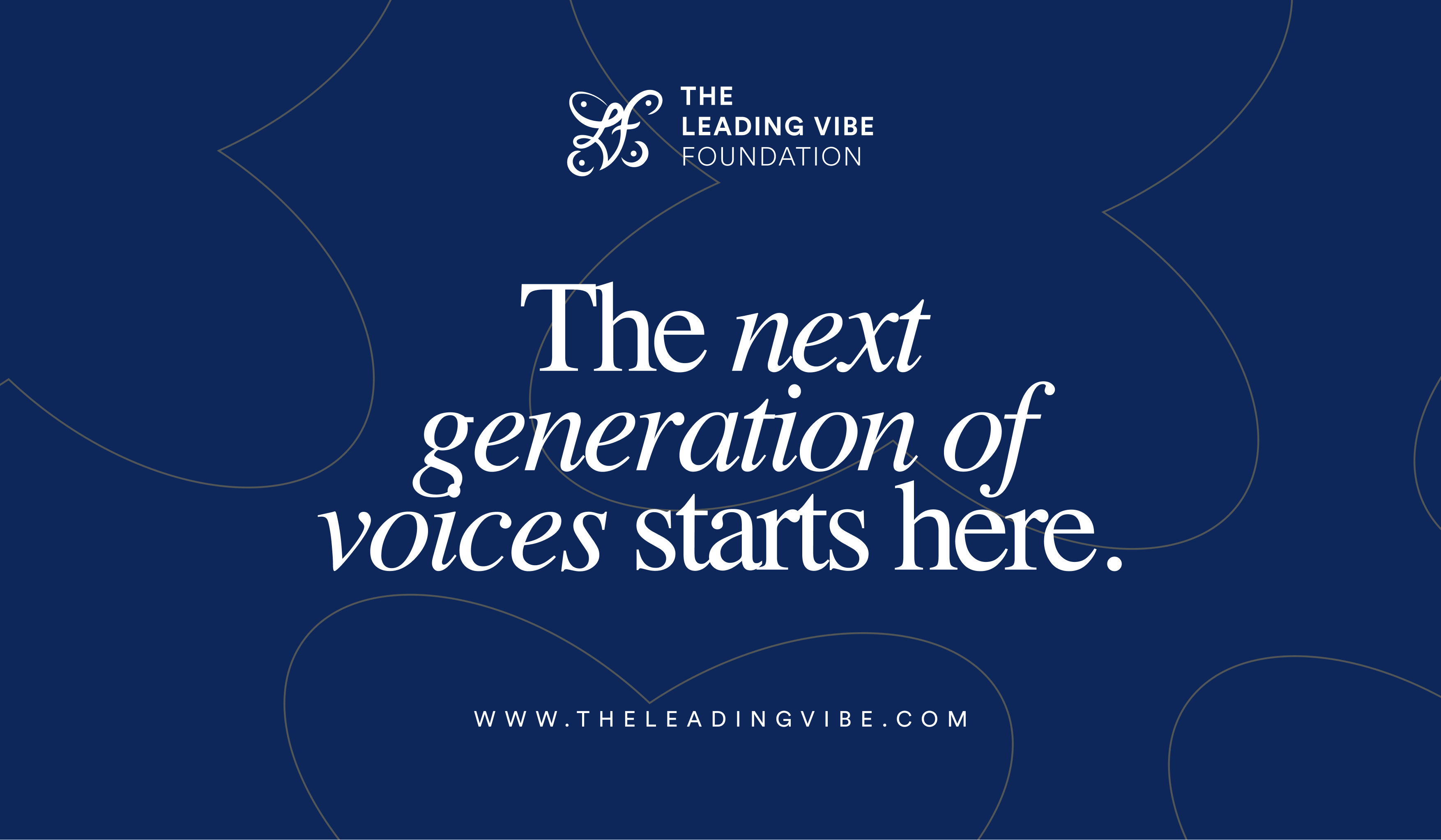 The Leading Vibe Campaign Typography